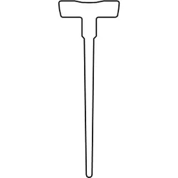 HSK Ersatzteile Einschubdichtung, Höhe 18, 5 mm, Länge 1.500 mm, Transparent, E100067-185-15-99 E100067-185-15-99