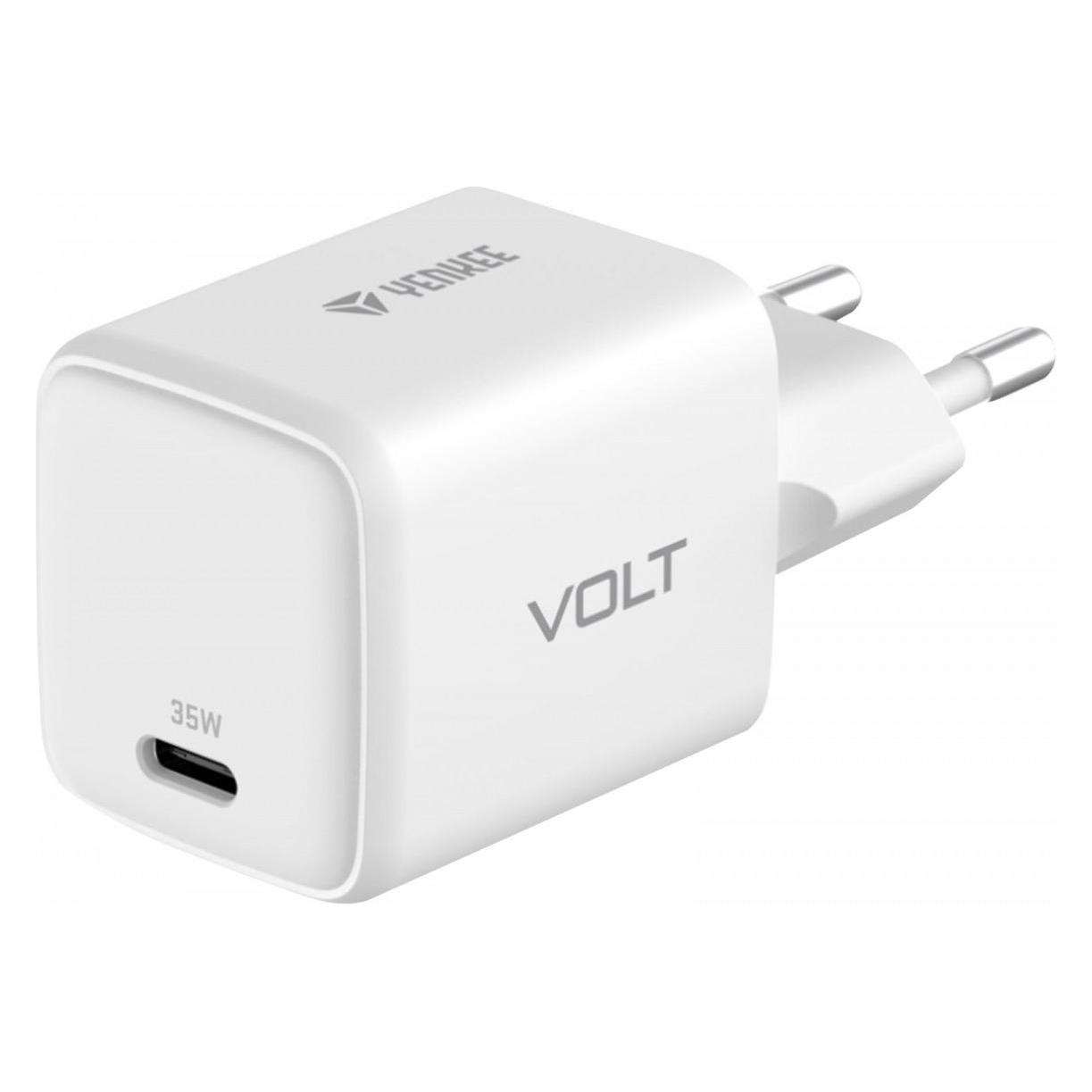 Yenkee USB C 35W 3A Schnellladegerät Weiss (35 W, 1 Port) (YAC G35 VOLT)