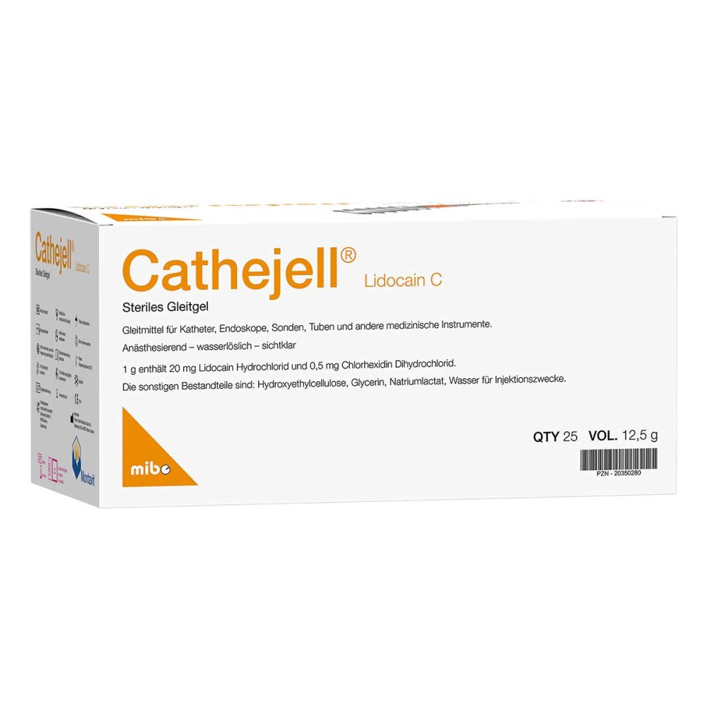 MIBE GmbH Arzneimittel Cathejell Lidocain C Steriles Gleitgel Zhs 12,5 G 20350280