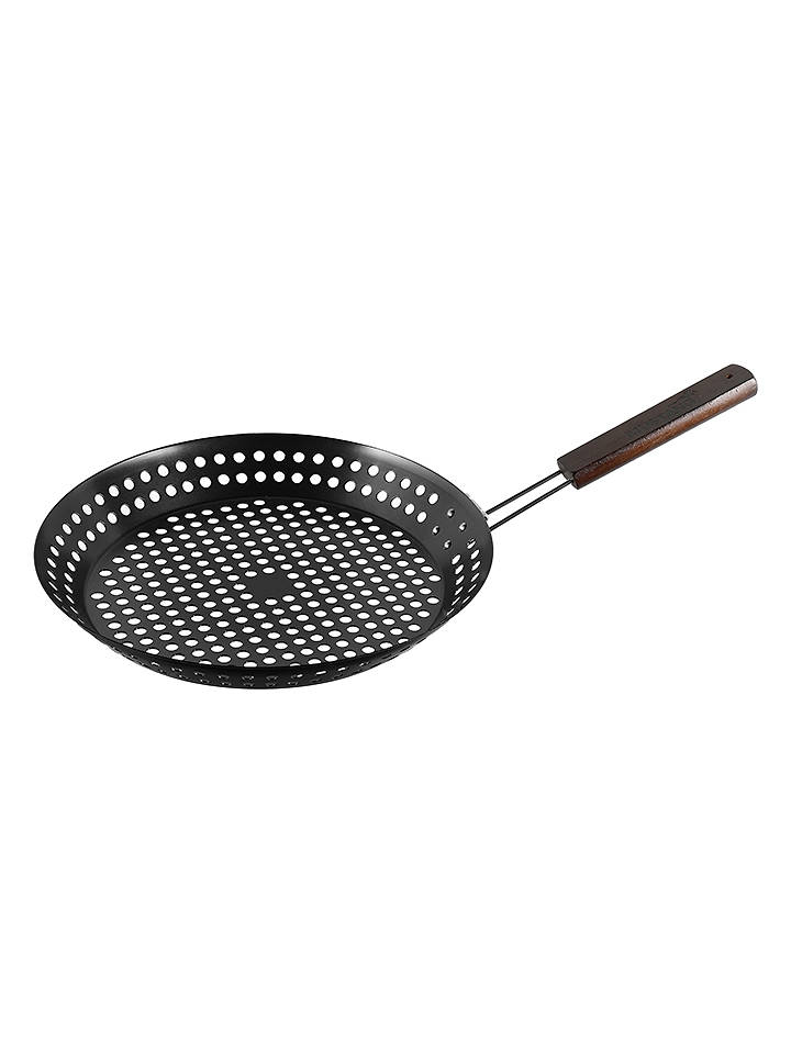 Mustang. Wok-Grillpfanne in Schwarz - Ø 31 cm - onesize