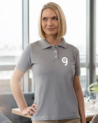 Polo da lavoro da donna in Cotone Riciclato Personalizzate o neutre Karlowsky