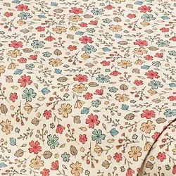 Baumwollstoff "Nostalgie Blümchen", natur-color