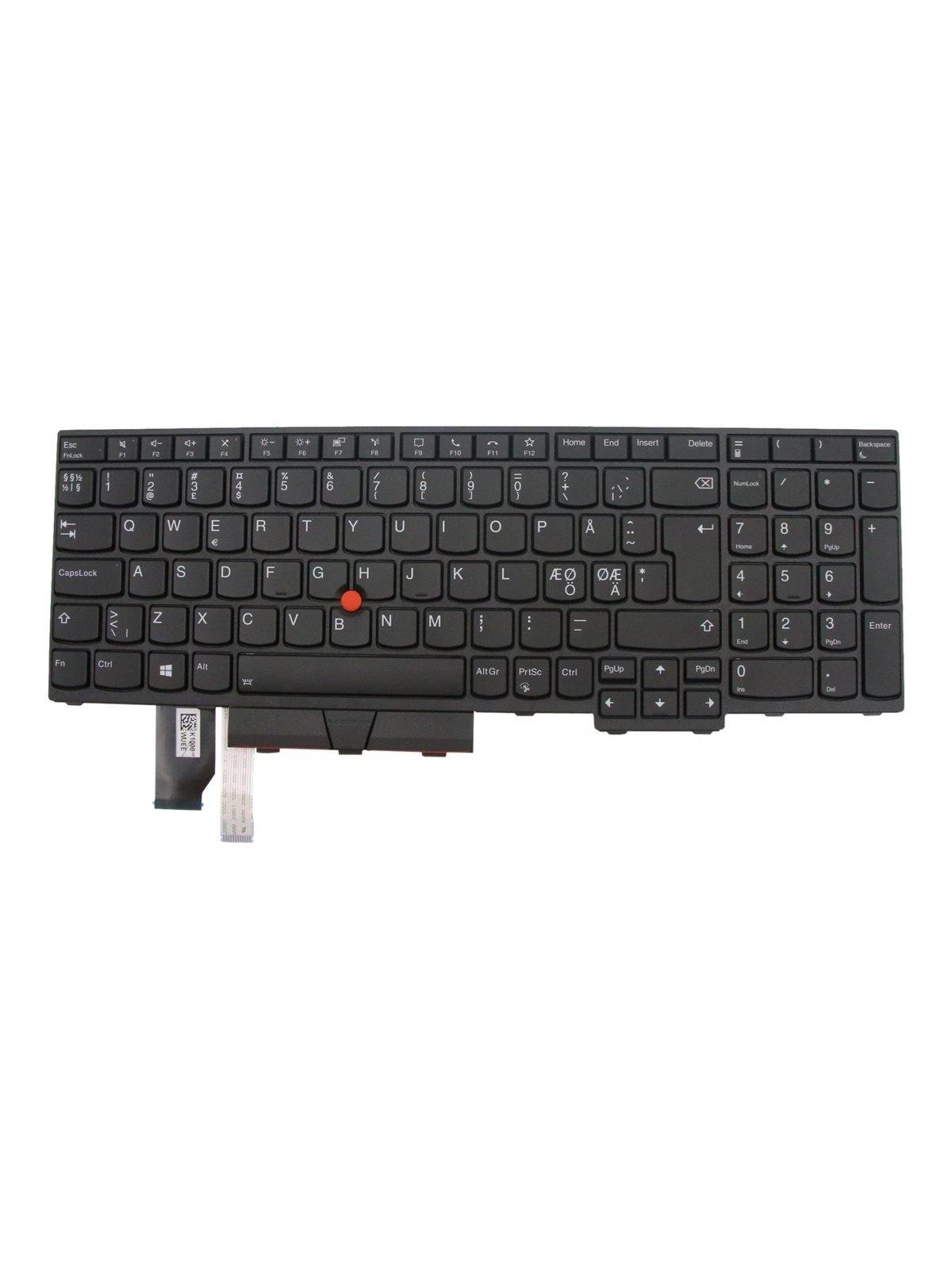 Lenovo Chicony - Laptop Ersatztastatur - Nordic ISO - Schwarz