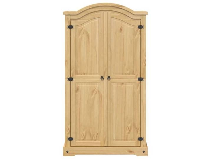 Moderne Garde-robe BURKE Armoire de chambre avec rangement Corona 102x52x186 cm bois de pin massif AA2069
