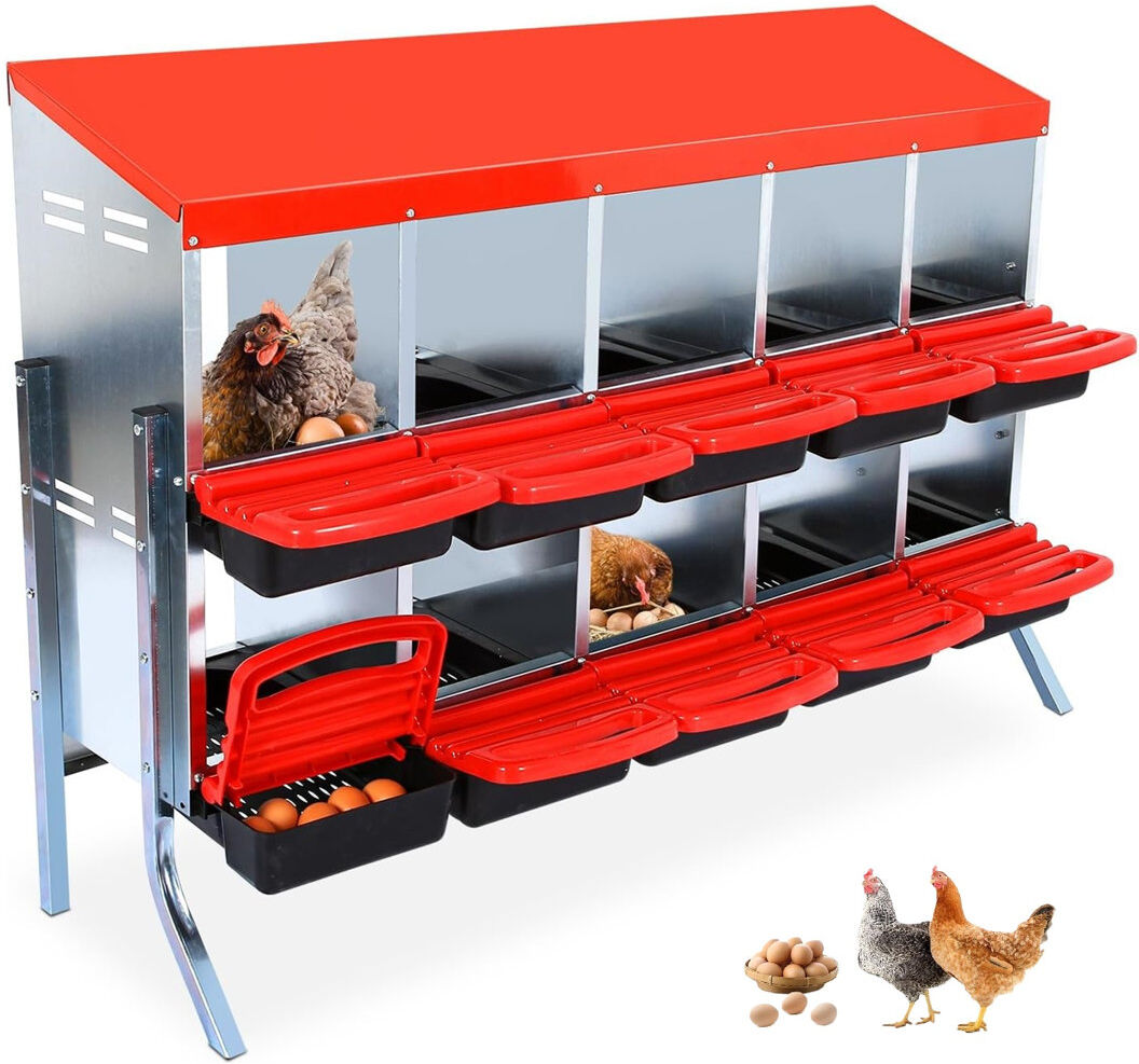 Blue Elephant Nesting Boxes Red