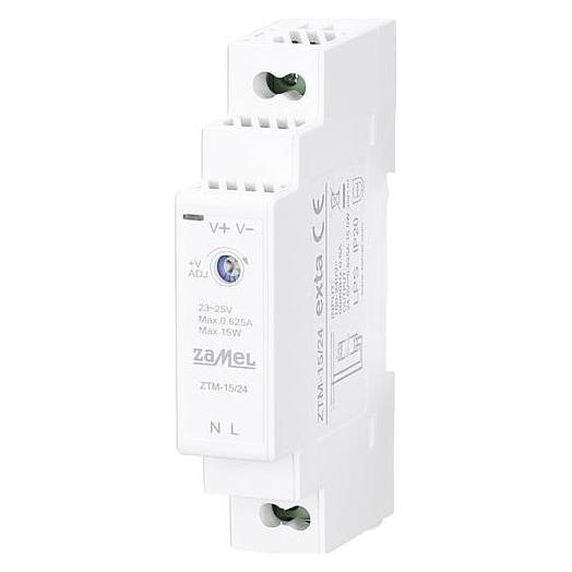 Zamel HutschienenVorschaltNetzgerät 24VDC15W0,63A ZTM1524 (612330)
