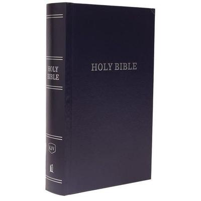 KJV, Pew Bible, Large Print, Hardcover, Blue, Red Letter, Comfort Print, Gebundene Ausgabe von Thomas Nelson, KNV Besorgung, 978-0-7180-9556-7