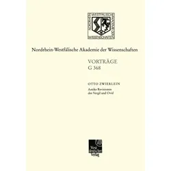 Antike Revisionen des Vergil und Ovid, Fachbücher von Otto Zwierlein