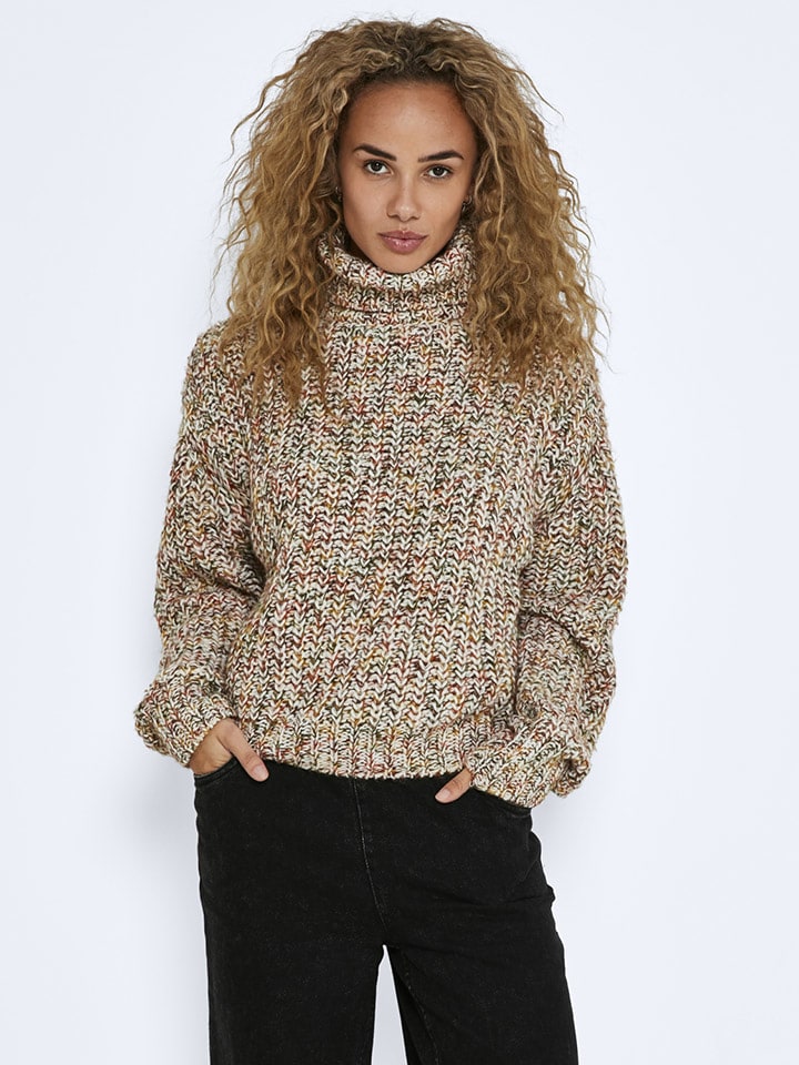 Noisy may Rollkragenpullover in Bunt - M