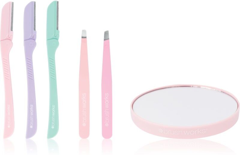 Brushworks Brow Shaping Set perfect eyebrows kit