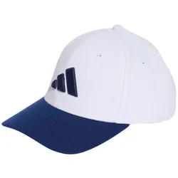 adidas Flexfit Baseball Cap KF0407 - white/dark blue/grey two M/L