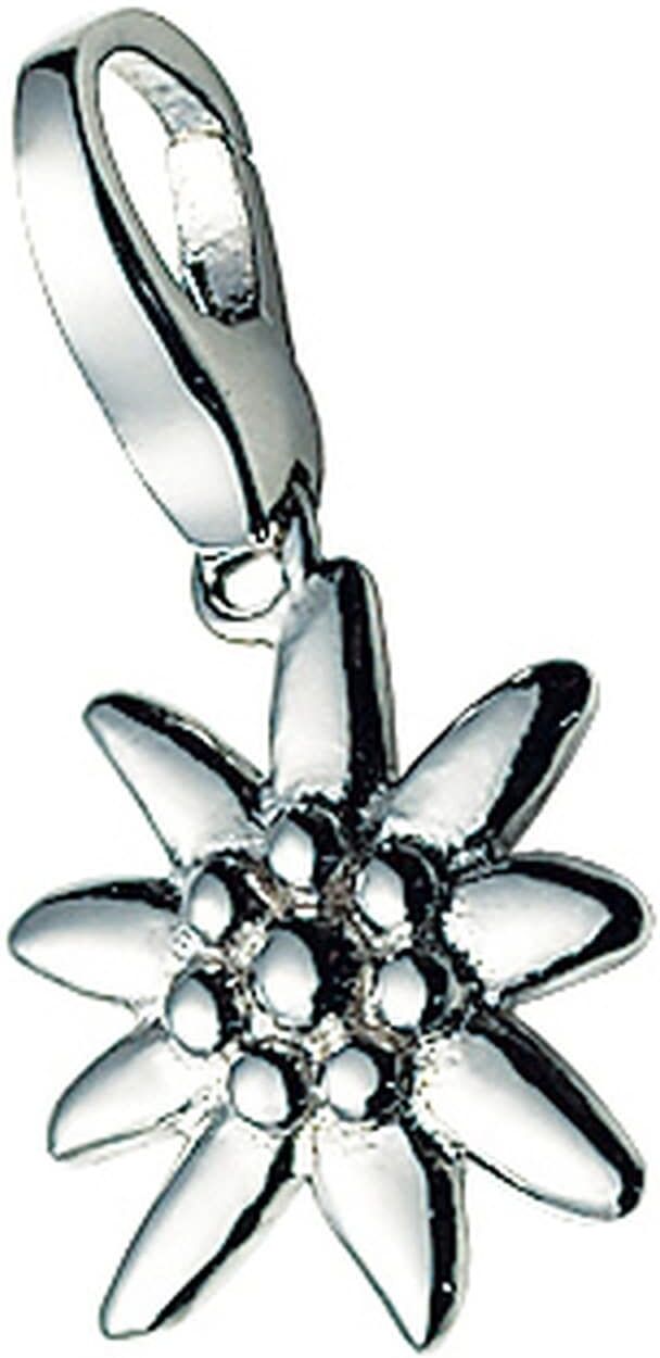 Charm Blume "Edelweiß, Silber 925", silber, GIORGIO MARTELLO MILANO, Charms, Damen
