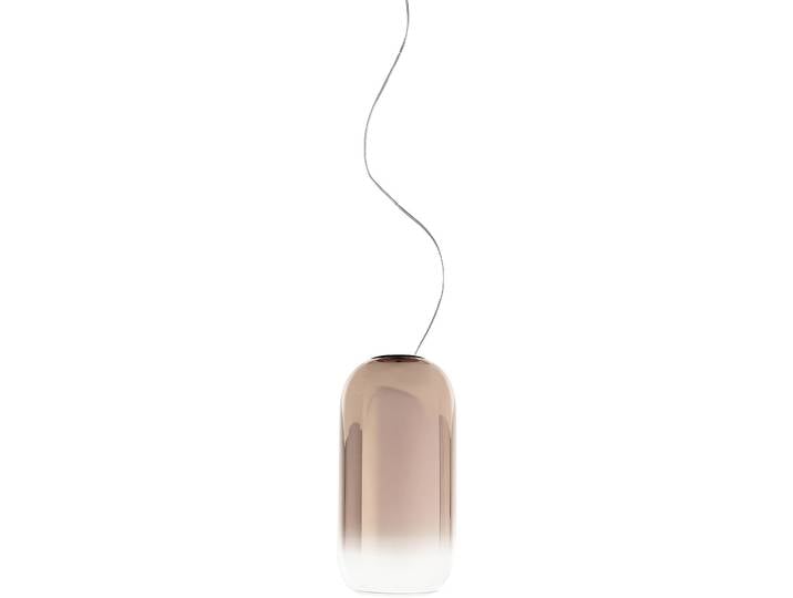 Artemide Pendellampe Gople Mini - Farbe: kupfer/schwarz - Material: Glas