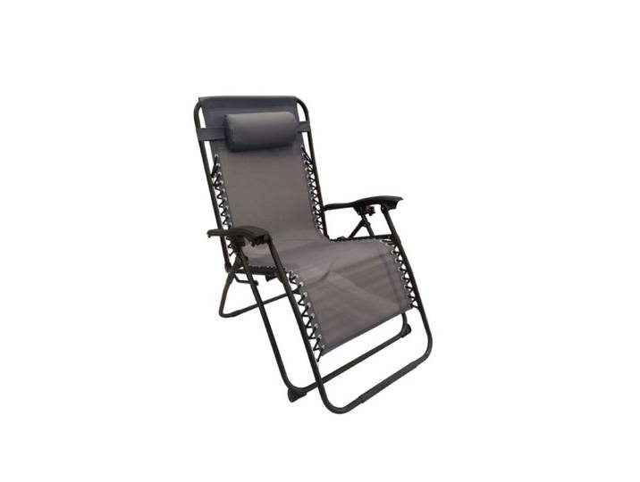 Sonnenliege Torro, Komfortbreite 74 cm grau