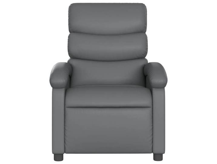 SHELDPRO@Chaise Simple - ZENCORE - Fauteuil inclinable/Siège Inclinable - gris similicuir 70x92x99 5cm 80914786697