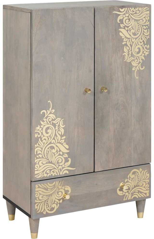 World Menagerie Solid Wood Accent Chest Black 33.5;100cm H X 33.5cm W X 16cm D