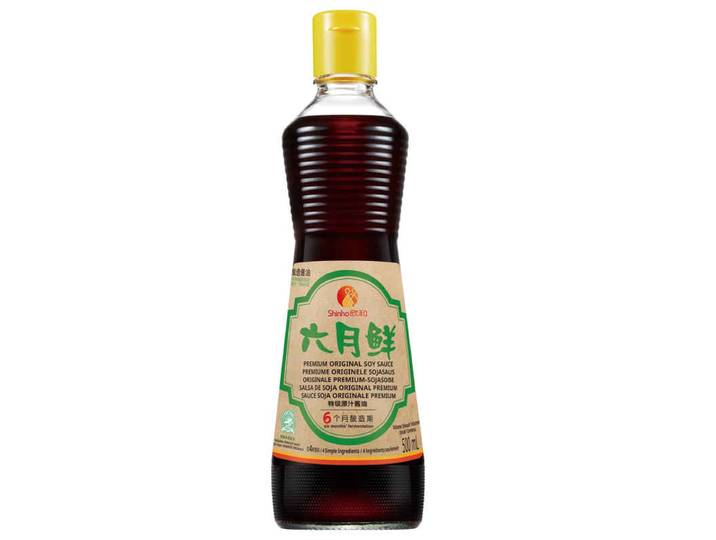 Shinho June Plum Sojasaus van speciale kwaliteit, rauw gebrouwen 500 ml
