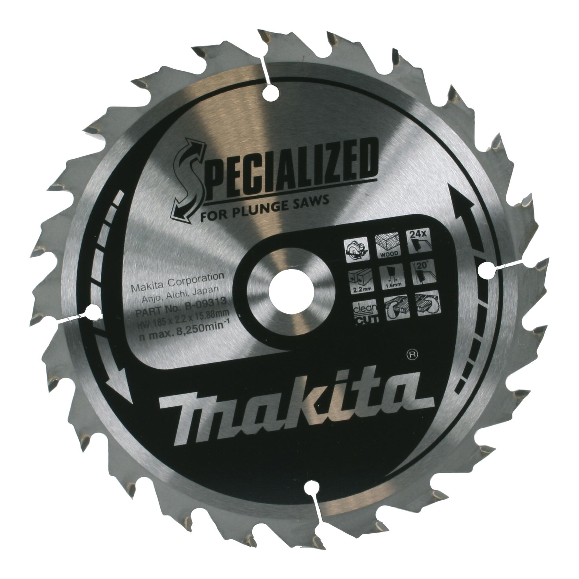 Makita HM-Sägeblatt 185x15,88x24Z B-09313)