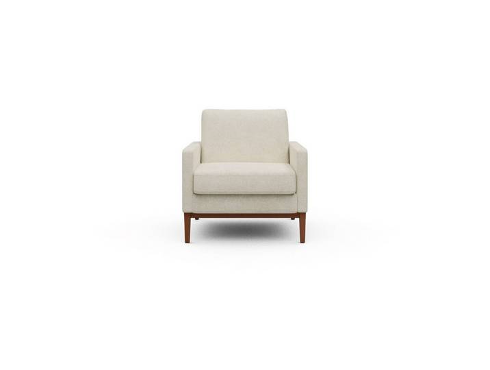 moebelfaktor Sessel Bodo, Retro-Design, elegante Linien, stabile Holzkonstruktion