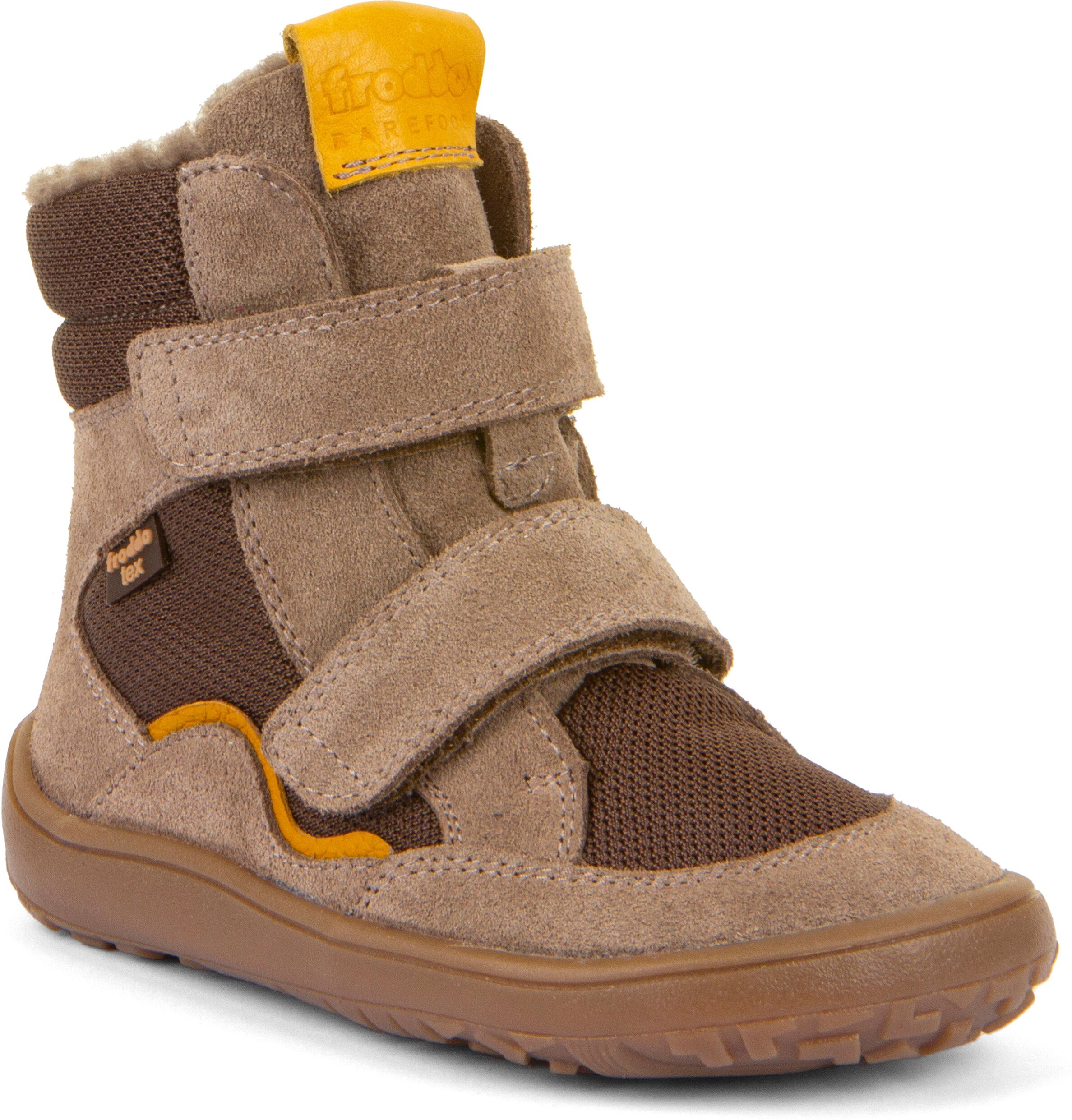froddo "BAREFOOT TEX WINTER" Klettschuh, Winterstiefel mit TEX-Membrane natur 25, wärmend