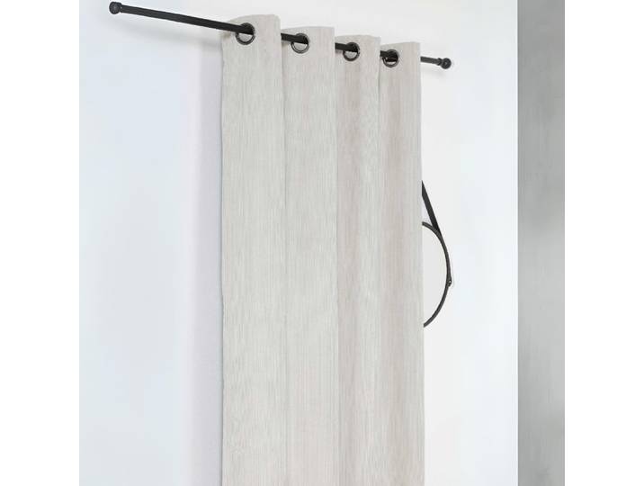 Rideau obscurcissant et isolant en velours côtelé polyester/velours