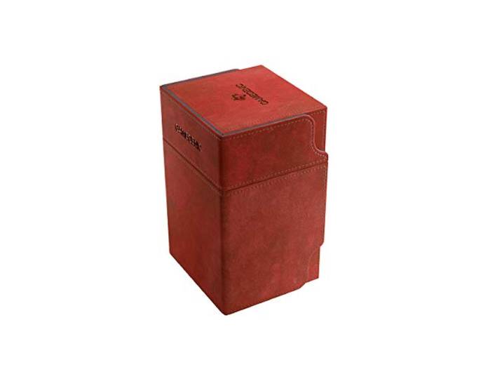 Gamegenic Watchtower 100-Card Convertible Deck Box, Red
