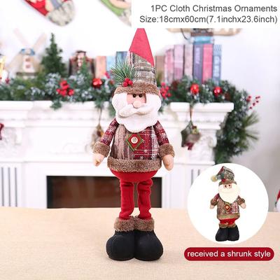 Uplifted Finds Telescopic Christmas Doll Decoration For Home Holiday Display 2