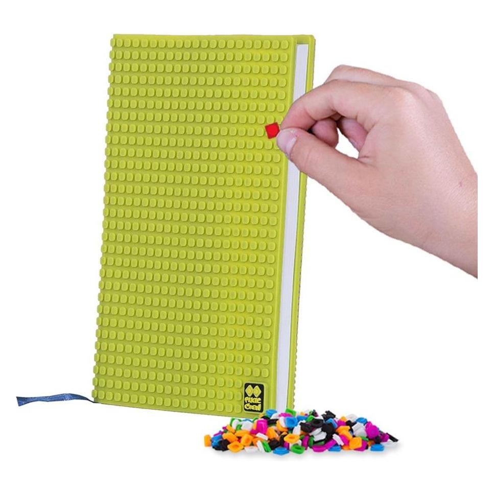 Pixie Crew Notizbuchcover mit Notizbuch Neongelb (A5, Liniert, Weicher Einband) (PXN-01-05)