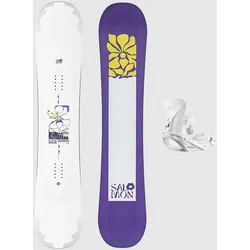 Salomon Lotus+Spell M White  2027 Snowboard-Set pattern Gr. 151