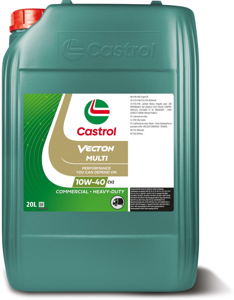 Motoröl CASTROL 161D6C VECTON MULTI CV2 10W40 20L