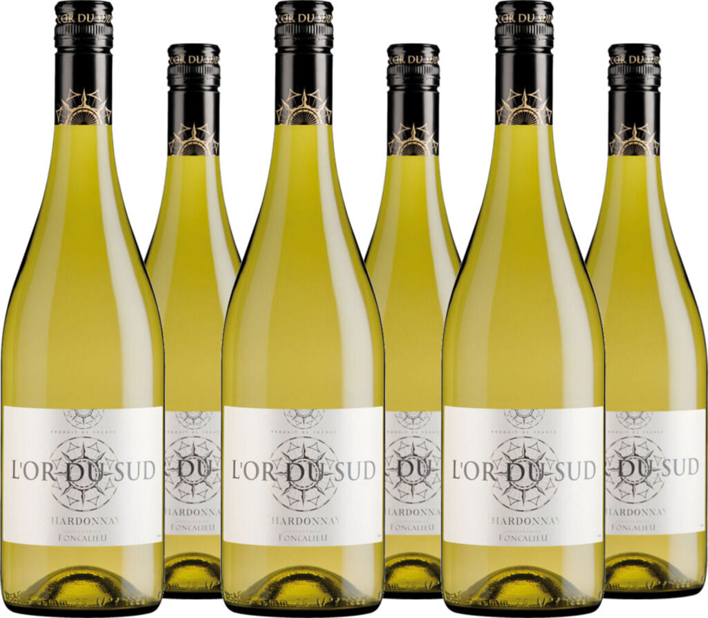 6er Vorteilspaket Chardonnay Pays d'Oc IGP 2025 Les Vignobles Foncalieu