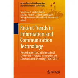 Recent Trends in Information and Communication Technology, Fachbücher
