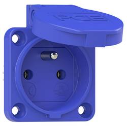 PC Electric 104-0bc Schutzkontakt-Steckdose IP54 Blau