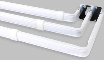InStyleDesign Lockseam Triple Curtain Rod
