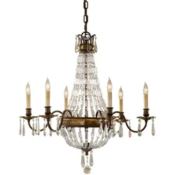 Feiss Kronleuchter Bellini 6xE14 H:74 Ø:68,6