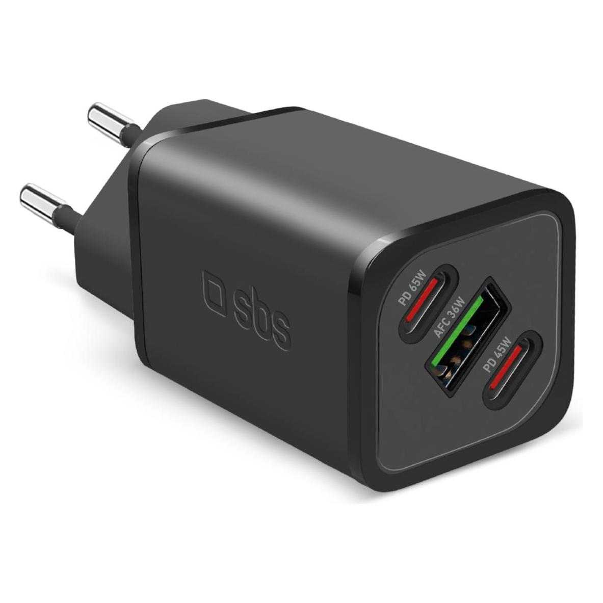 SBS NanoTube (65 W, 3 Ports) (TETRGANUSB2C65W)