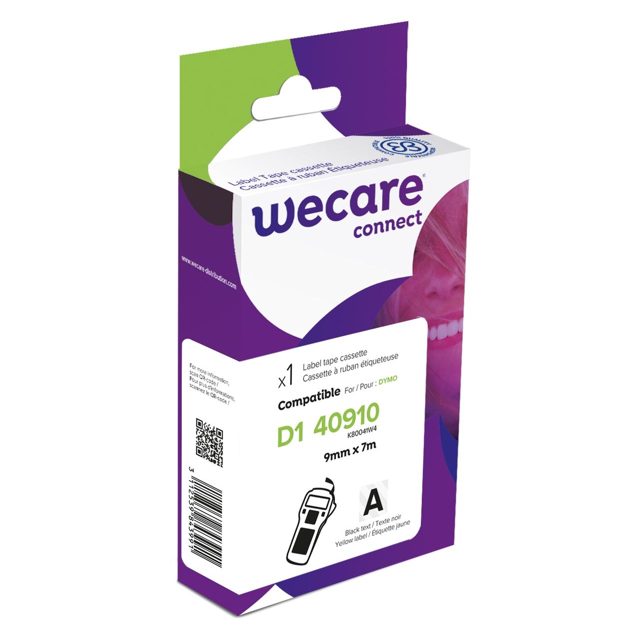 Armor OWA K80041W4 label-making tape Black on transparent (0.90 cm, Schwarz, Transparent) (K80041W4)
