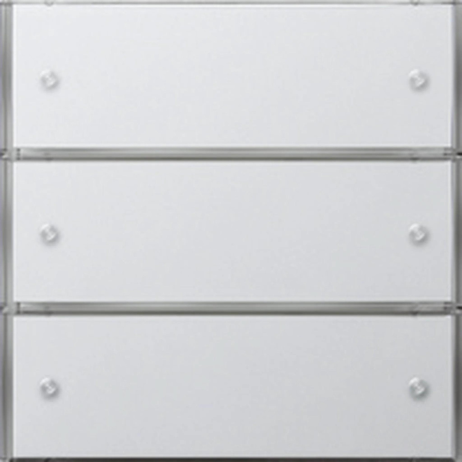 Gira KNX Tastsens.3 Komfort 3-weg wandcontactdoos, zuiver wit, glanzend