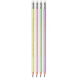 BIC Bleistift »ECOlutions Evolution Pastel« HB mit Radiergummi 12 Stück gelb