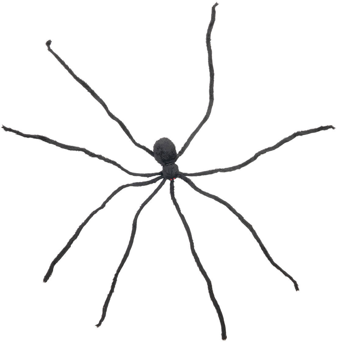 Europalms Halloween Riesenspinne, Schwarz, 230cm