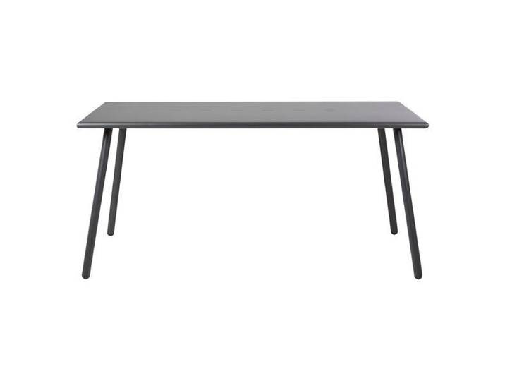 Table repas outdoor métal anthracite