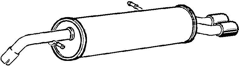 VEGAZ PGS-362 Rear silencer