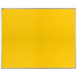 Textiltafel ekoTAB mit Alurahmen, 1500 x 1200 mm, gelb