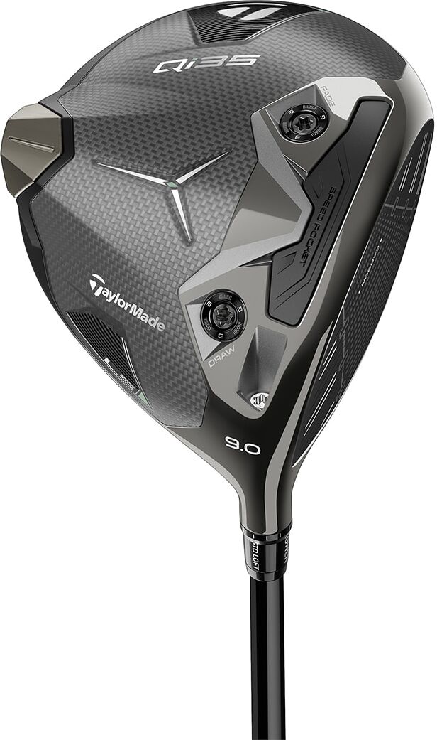 Driver Qi35 Low Spin (Core) 10.5* Regular Taylormade. Gris / Verde
