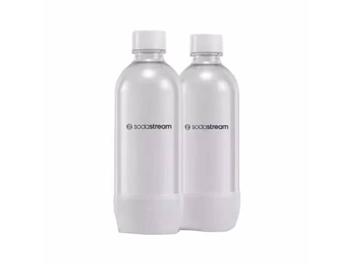 Sodastream 2x 1L Kunststoffflasche Regular white DWS – Wassersprudler Zubehör – weiss