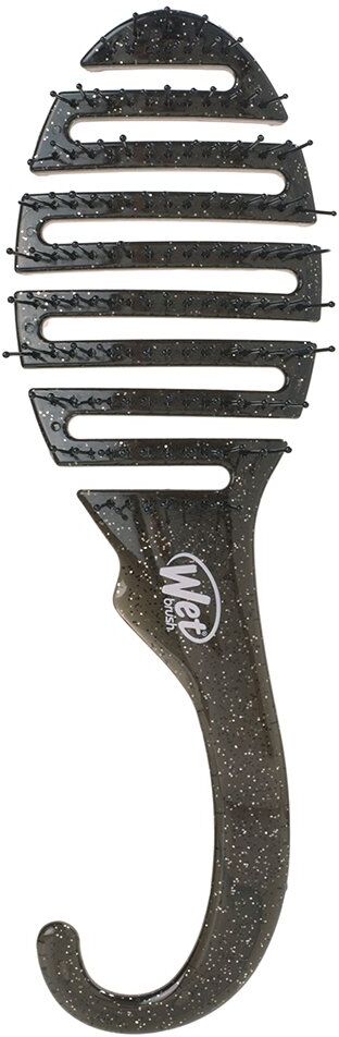 WETBRUSH Shower Detangler Brush Black Glitter