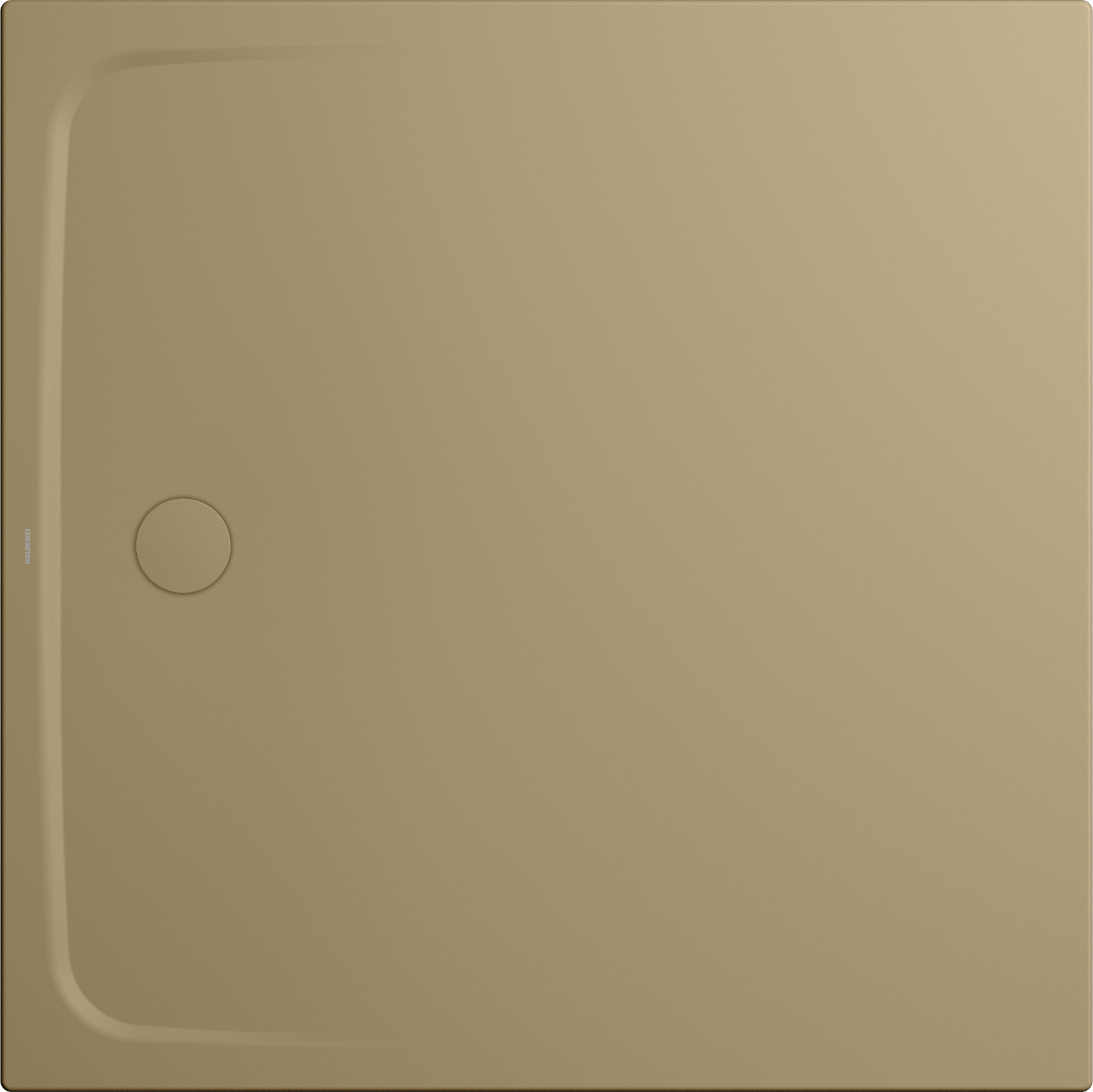 Kaldewei Cayonoplan douche 414033032442 120x120x17cm, Secure Plus , beige prairie mat