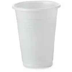 Weißer Plastikbecher 220 ml (3000 Stück)