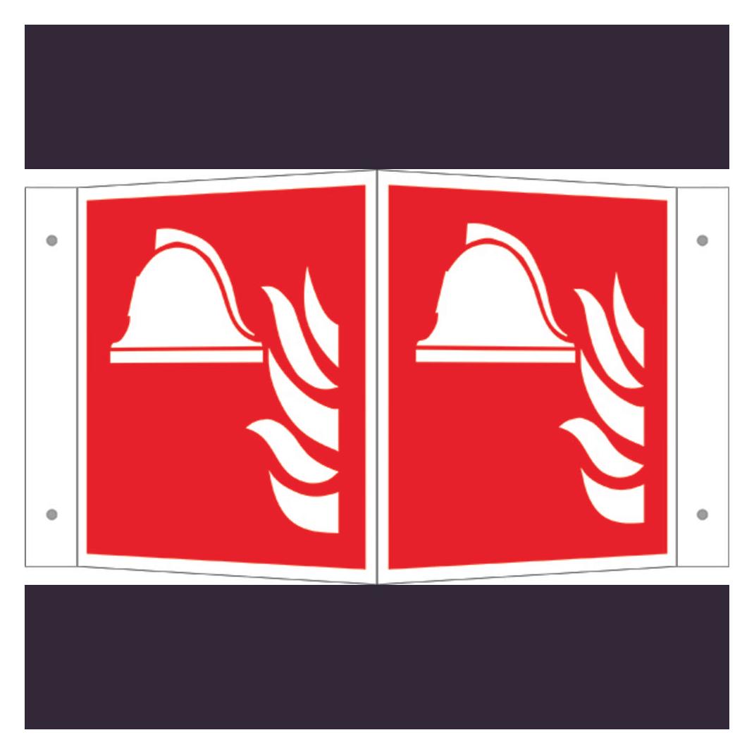 Wolk Brandschutzschild Mittel und Geräte zur Brandbekämpfung Aluminium B x (15.A5197)