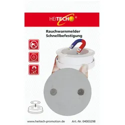 Heitech  Rauchmelder-Schnellbefestigung